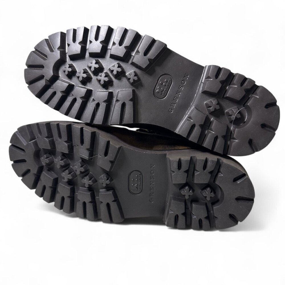 Women's Grenson Nannette Hiker Combat Boot UK 4.5 Brown Distressed Leather NWOT - Picture 10 of 11